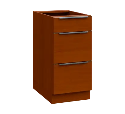 SIS - 4Z33 spodní skříňka, 3-zásuvková, 870x400x600, třešeň šumavská